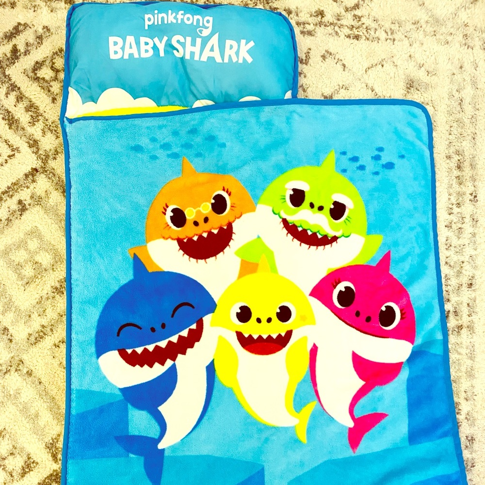 Pink Fong Baby Shark Kid Blanket